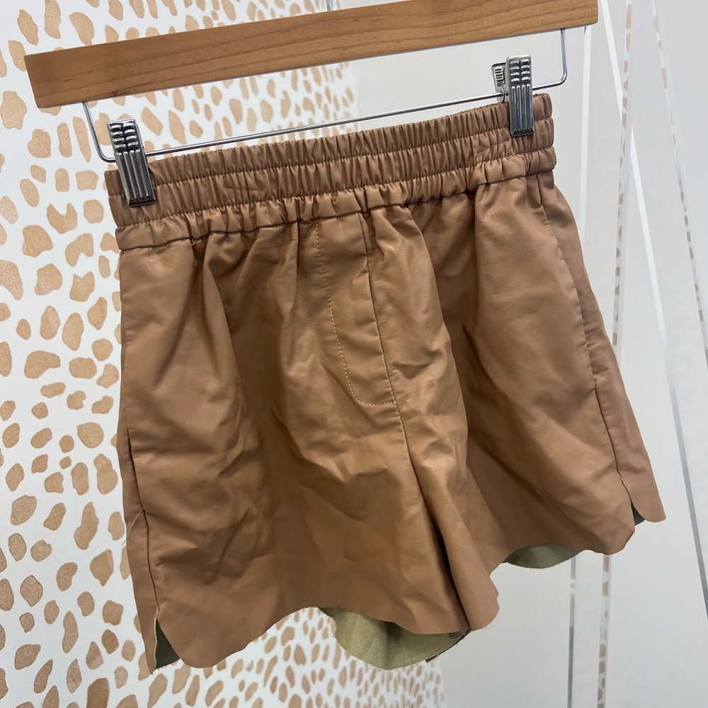 Deluc Paula Leather Shorts